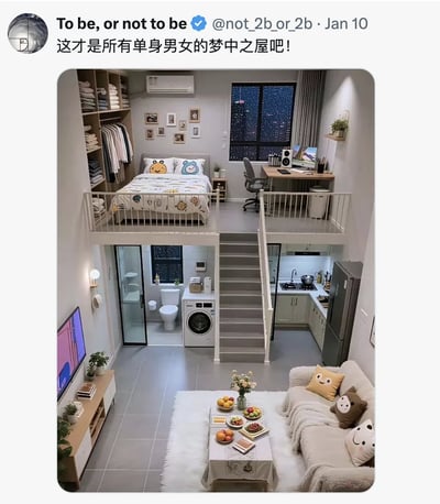 单身公寓 Loft 设计灵感